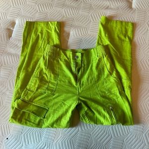 Forever 21 Lime Green Cargo Pants